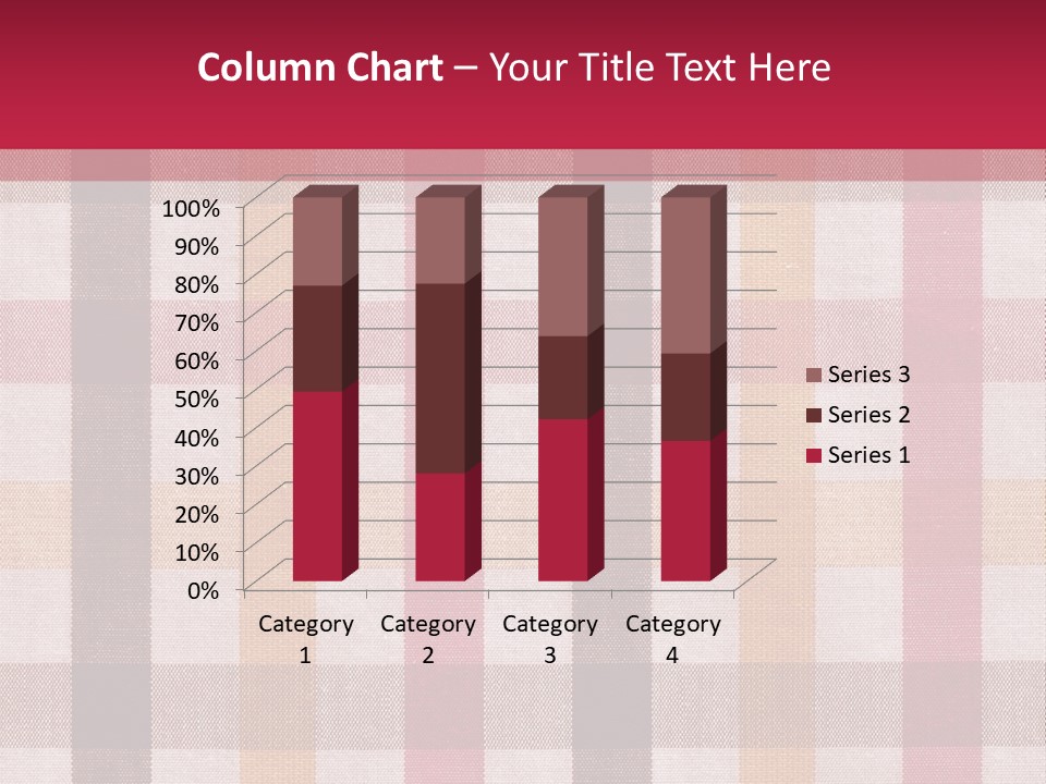 Checkered Tablecloth PowerPoint Template