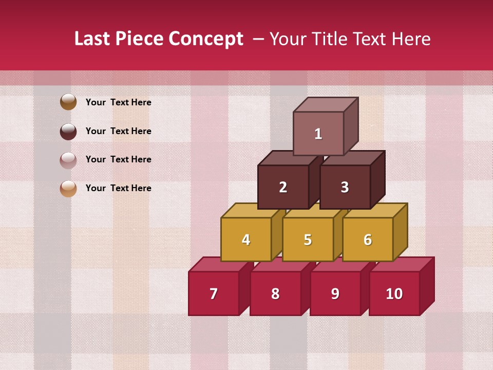 Checkered Tablecloth PowerPoint Template