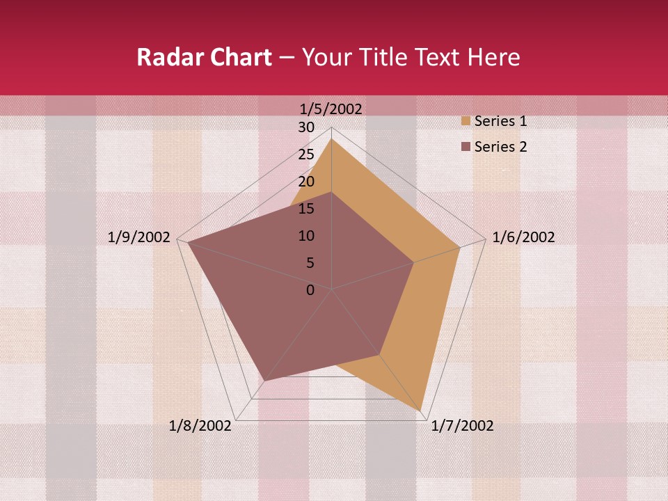 Checkered Tablecloth PowerPoint Template