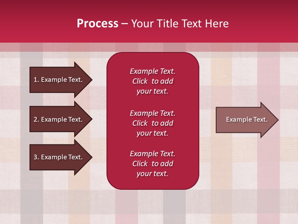 Checkered Tablecloth PowerPoint Template