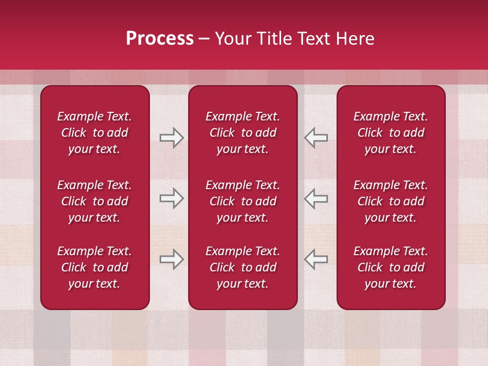 Checkered Tablecloth PowerPoint Template