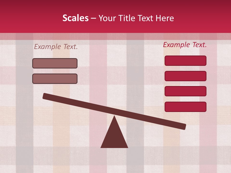 Checkered Tablecloth PowerPoint Template