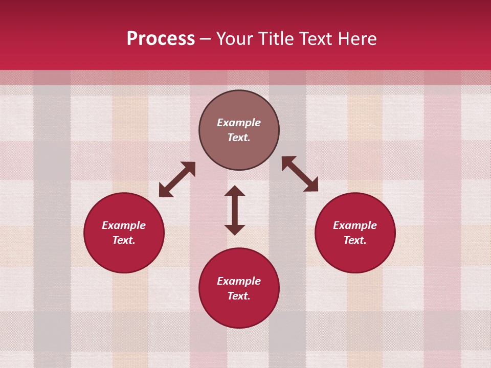 Checkered Tablecloth PowerPoint Template
