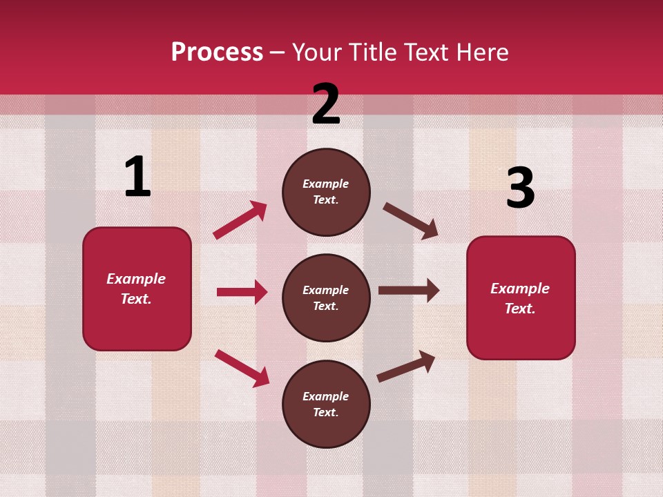 Checkered Tablecloth PowerPoint Template