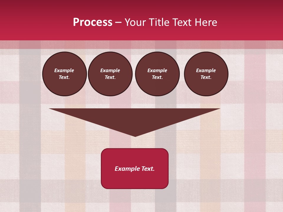 Checkered Tablecloth PowerPoint Template
