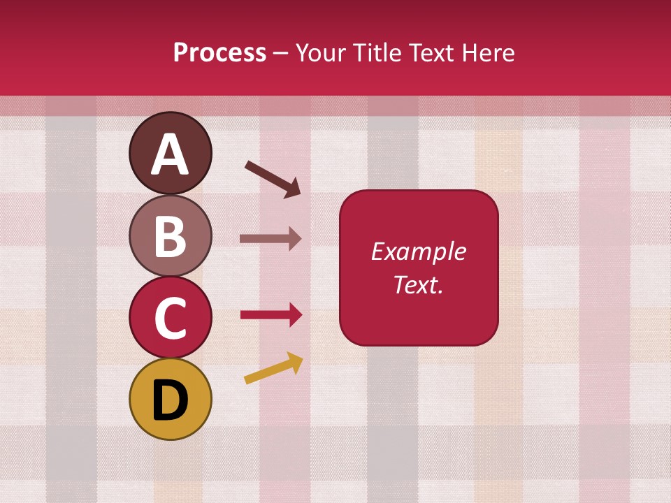 Checkered Tablecloth PowerPoint Template
