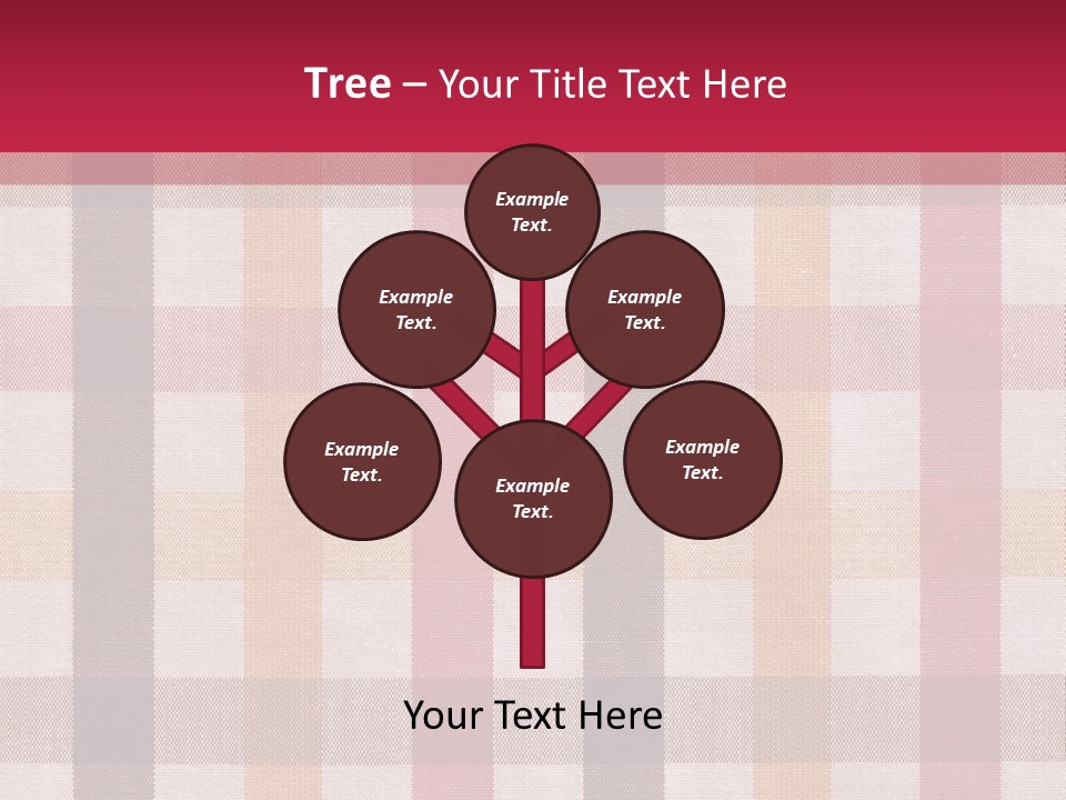 Checkered Tablecloth PowerPoint Template