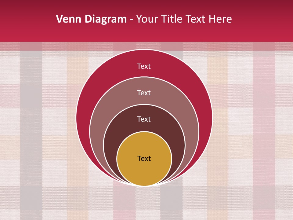 Checkered Tablecloth PowerPoint Template