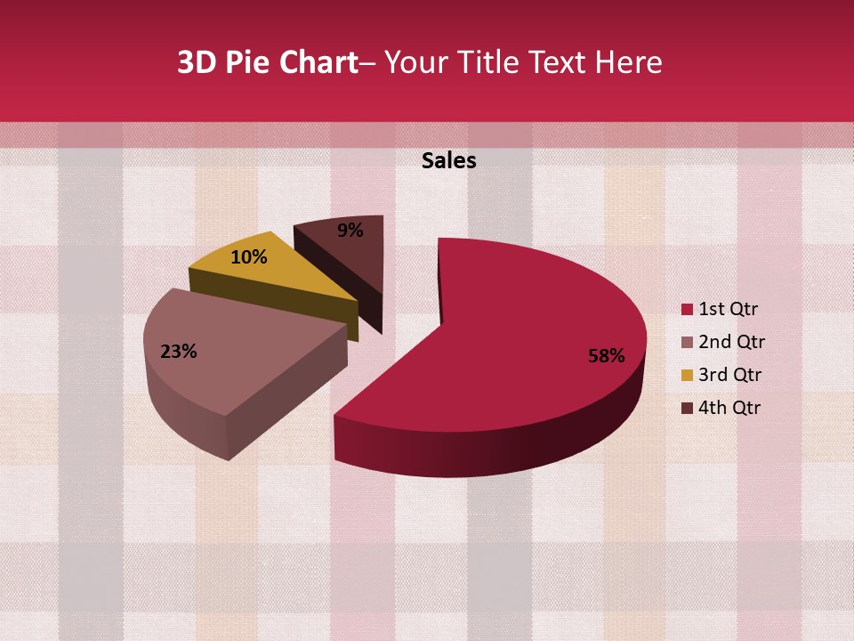 Checkered Tablecloth PowerPoint Template