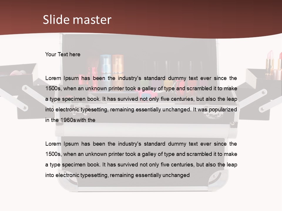 Makeup Kit PowerPoint Template