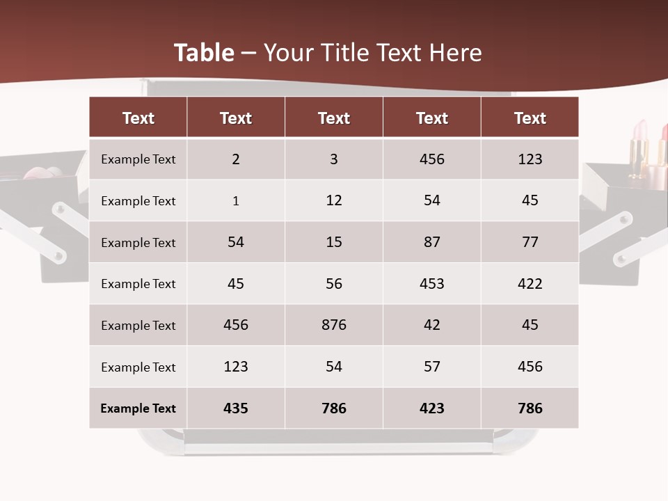 Makeup Kit PowerPoint Template