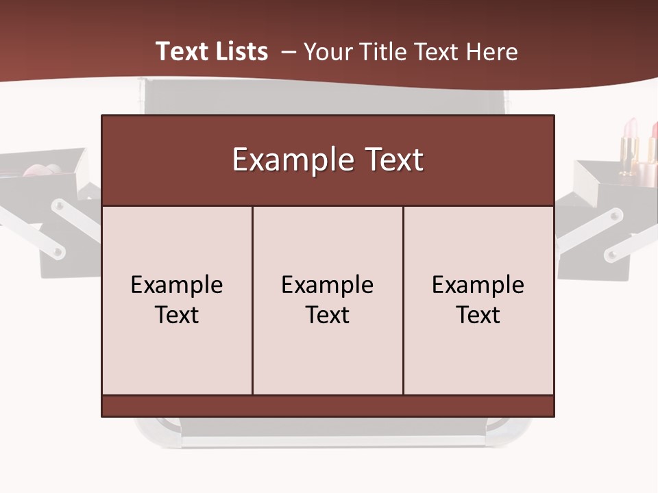 Makeup Kit PowerPoint Template