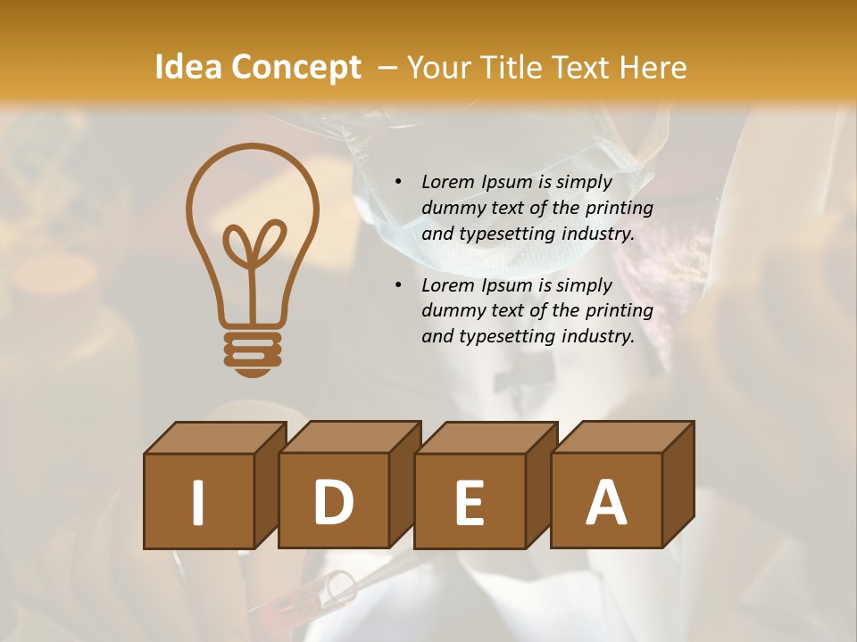 Test Tubes PowerPoint Template