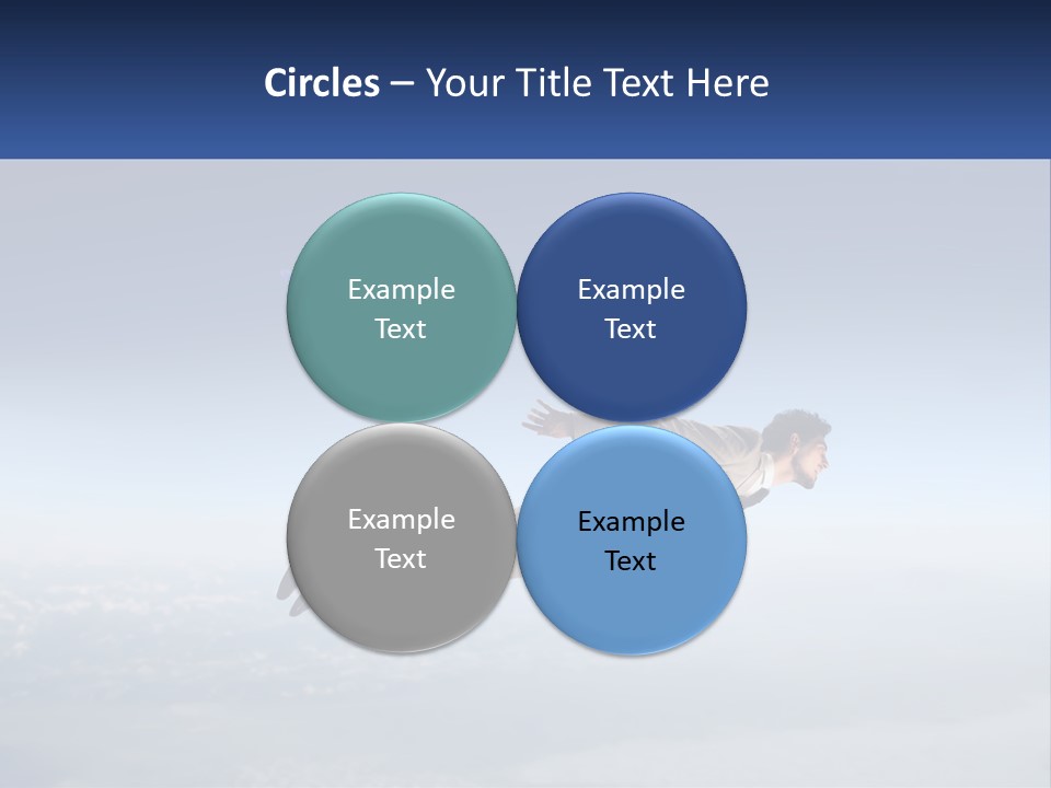 Arrive Without A Parachute PowerPoint Template