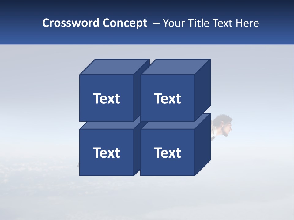 Arrive Without A Parachute PowerPoint Template