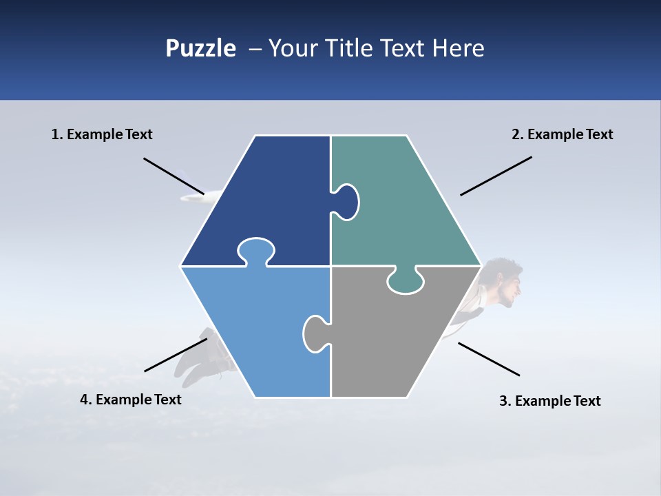 Arrive Without A Parachute PowerPoint Template