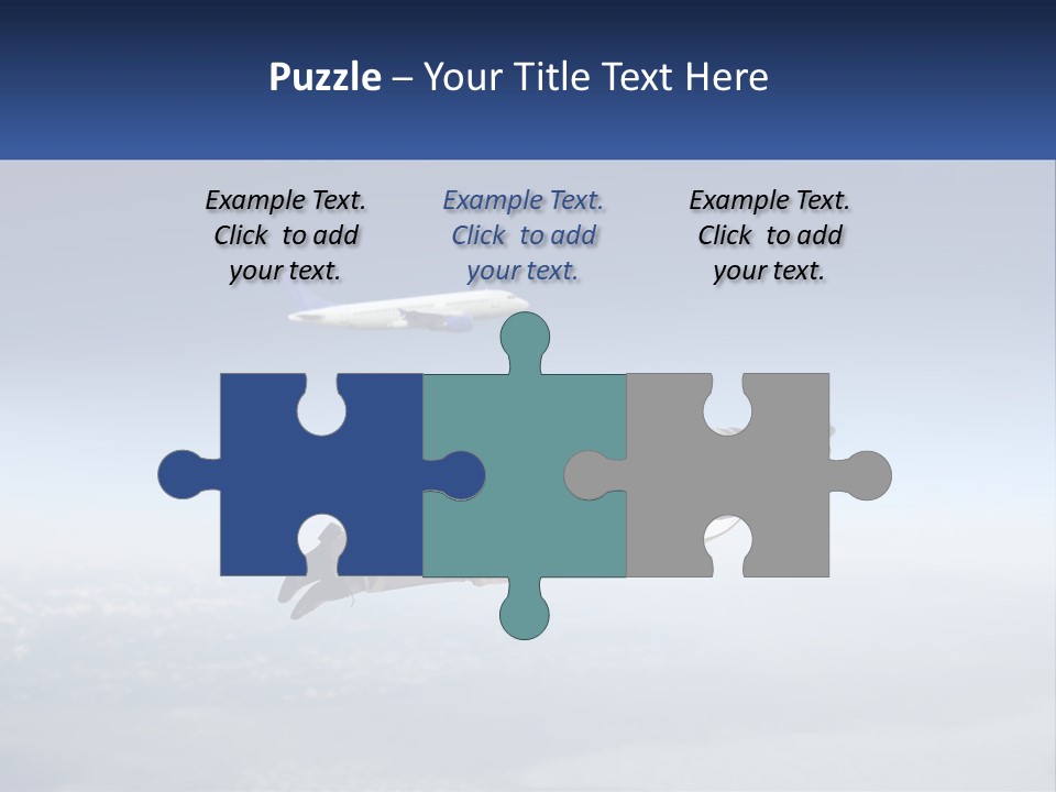 Arrive Without A Parachute PowerPoint Template