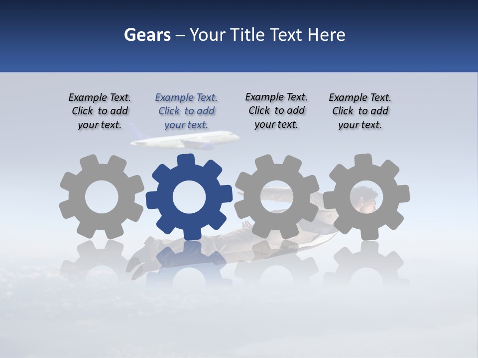 Arrive Without A Parachute PowerPoint Template