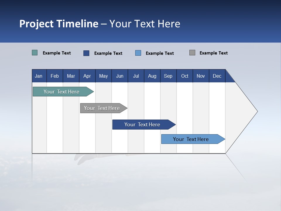 Arrive Without A Parachute PowerPoint Template