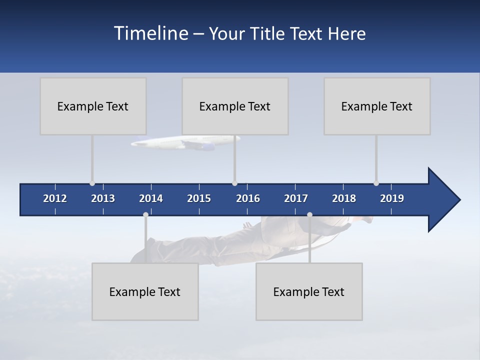 Arrive Without A Parachute PowerPoint Template