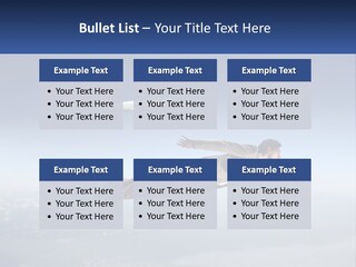 Arrive Without A Parachute PowerPoint Template