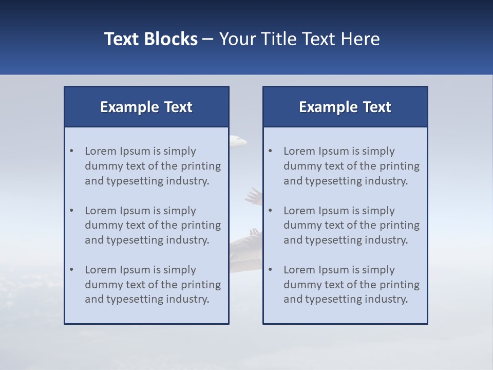 Arrive Without A Parachute PowerPoint Template
