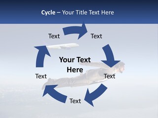 Arrive Without A Parachute PowerPoint Template