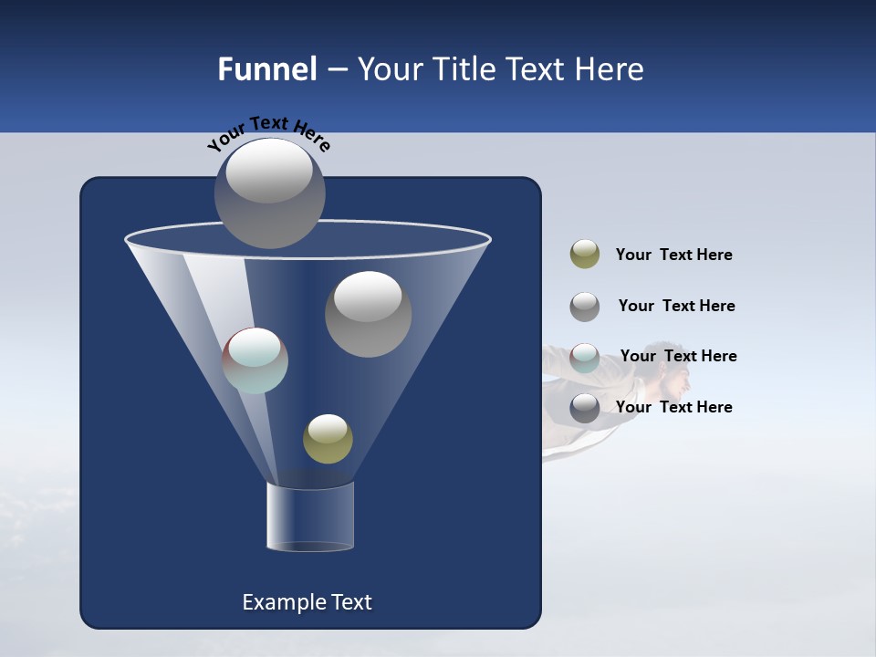 Arrive Without A Parachute PowerPoint Template