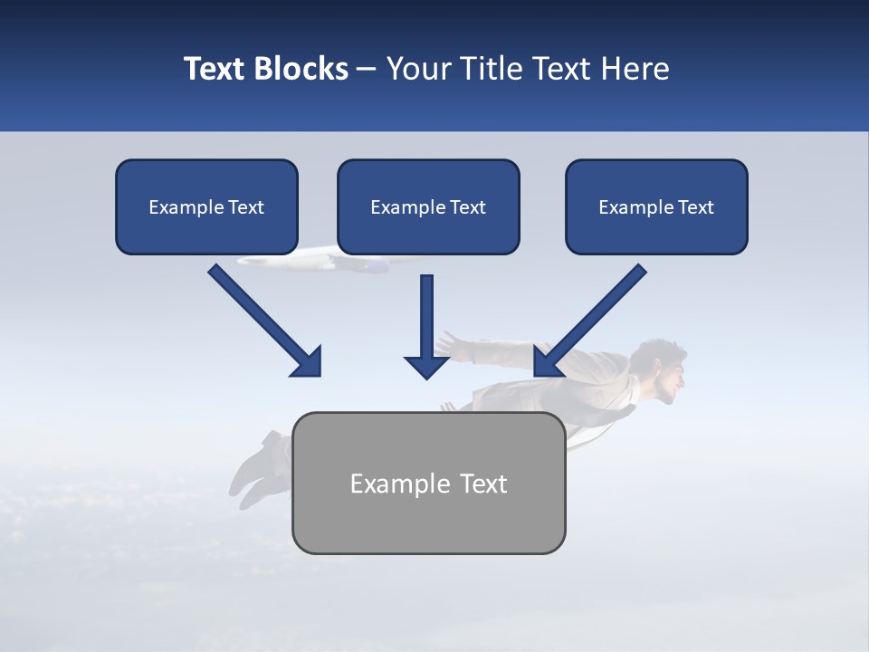 Arrive Without A Parachute PowerPoint Template