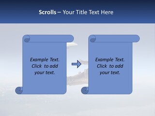 Arrive Without A Parachute PowerPoint Template