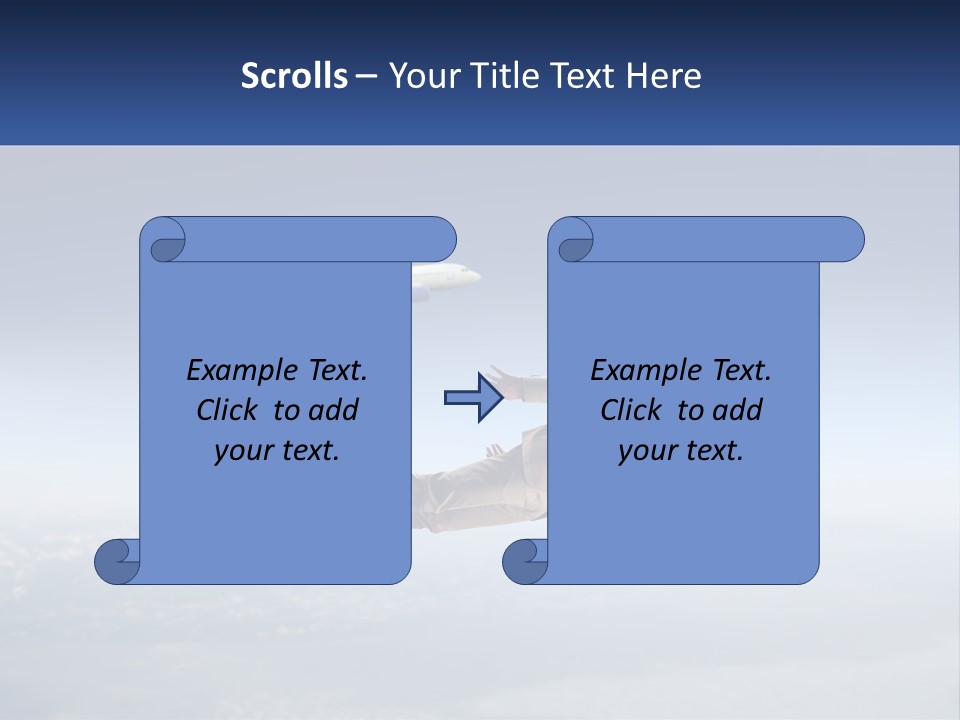 Arrive Without A Parachute PowerPoint Template