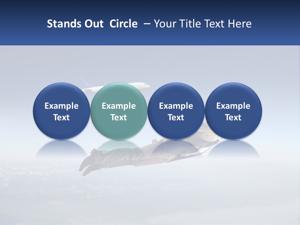 Arrive Without A Parachute PowerPoint Template