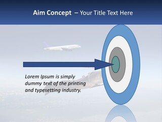 Arrive Without A Parachute PowerPoint Template