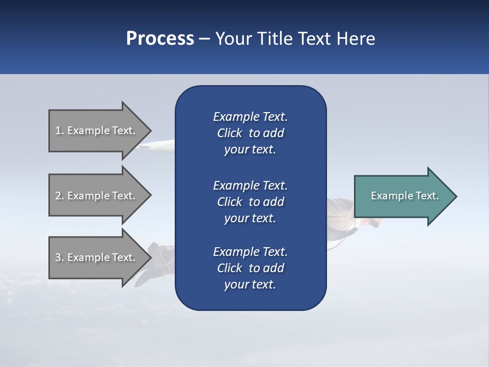 Arrive Without A Parachute PowerPoint Template