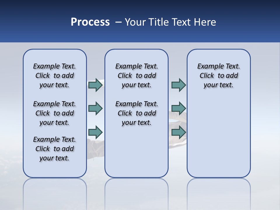 Arrive Without A Parachute PowerPoint Template