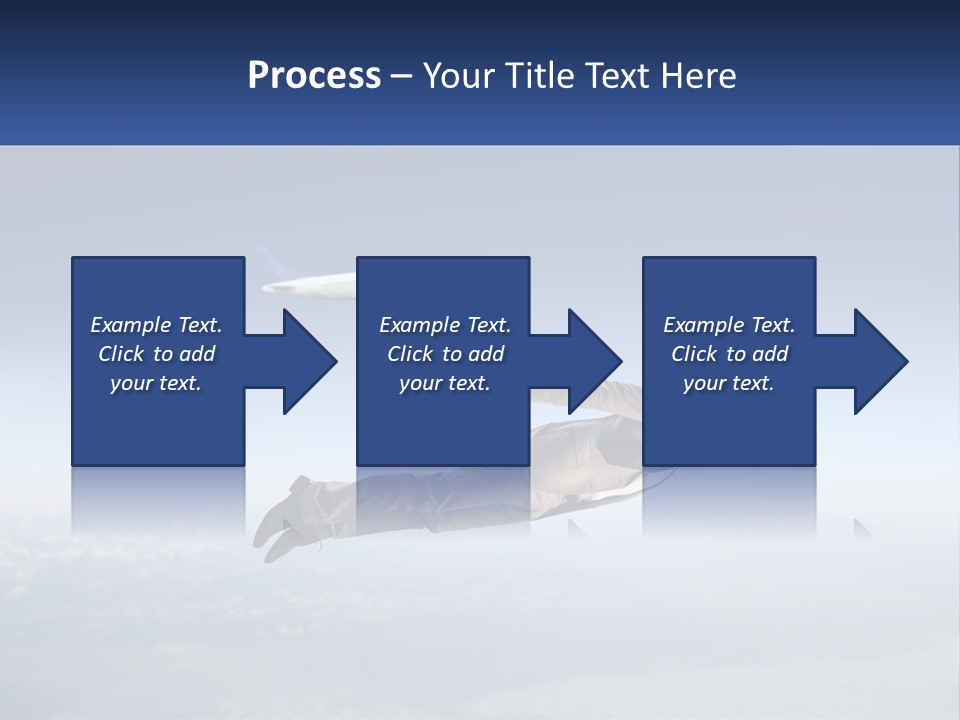 Arrive Without A Parachute PowerPoint Template