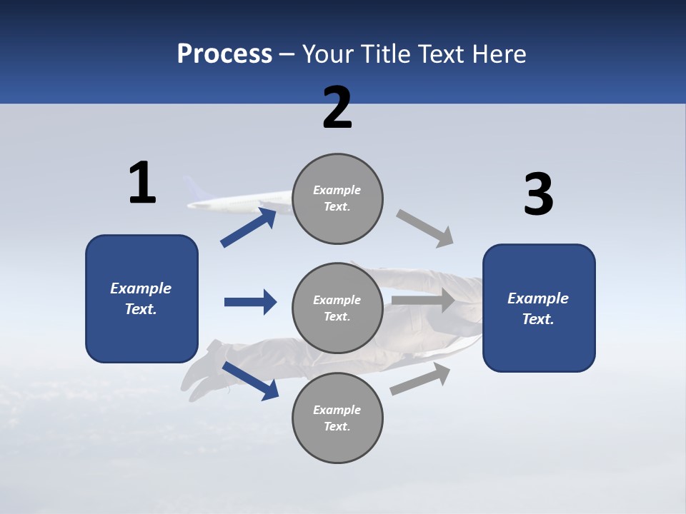 Arrive Without A Parachute PowerPoint Template
