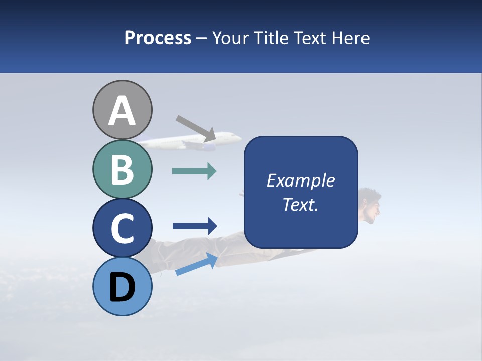 Arrive Without A Parachute PowerPoint Template