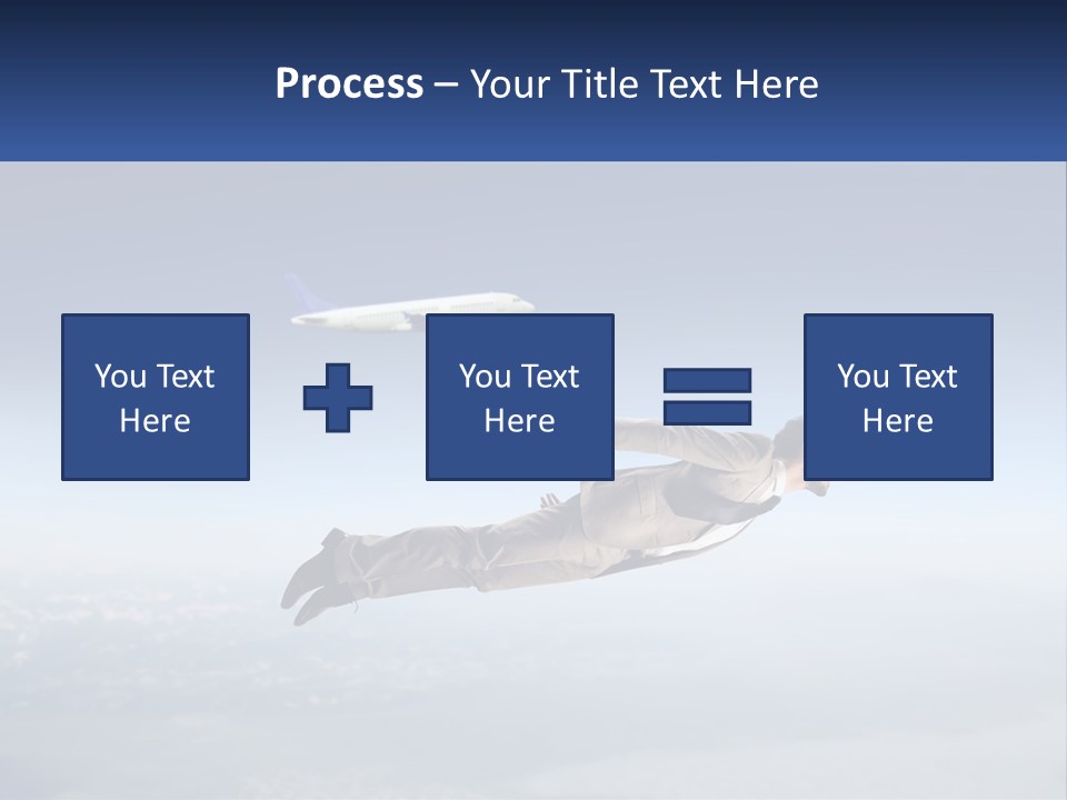 Arrive Without A Parachute PowerPoint Template