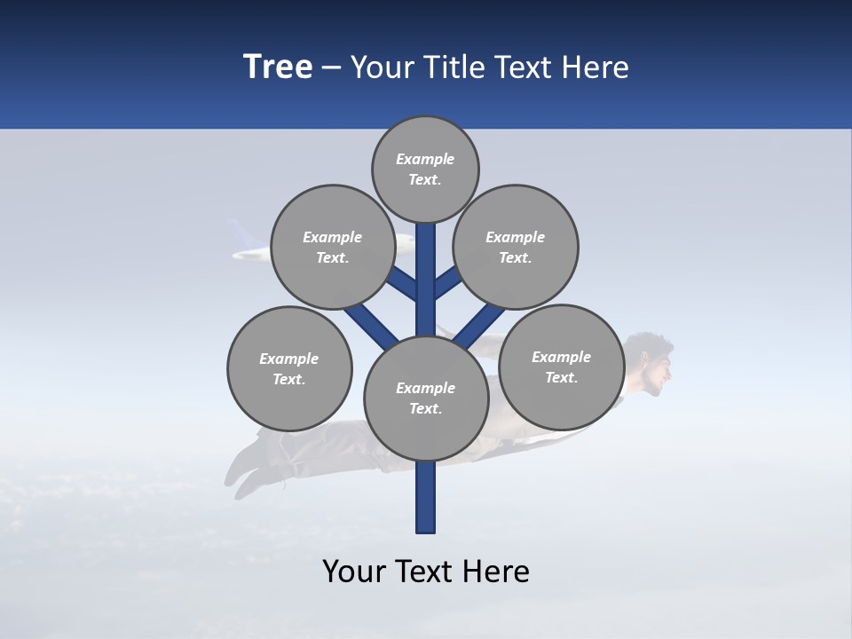Arrive Without A Parachute PowerPoint Template