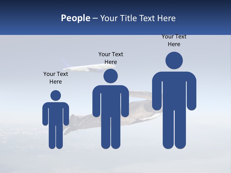 Arrive Without A Parachute PowerPoint Template