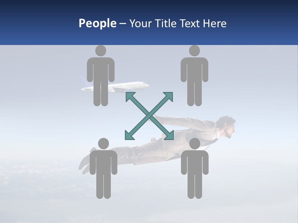 Arrive Without A Parachute PowerPoint Template