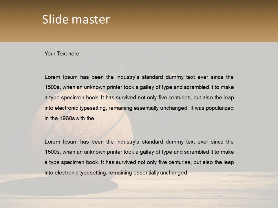 Basketball PowerPoint Template