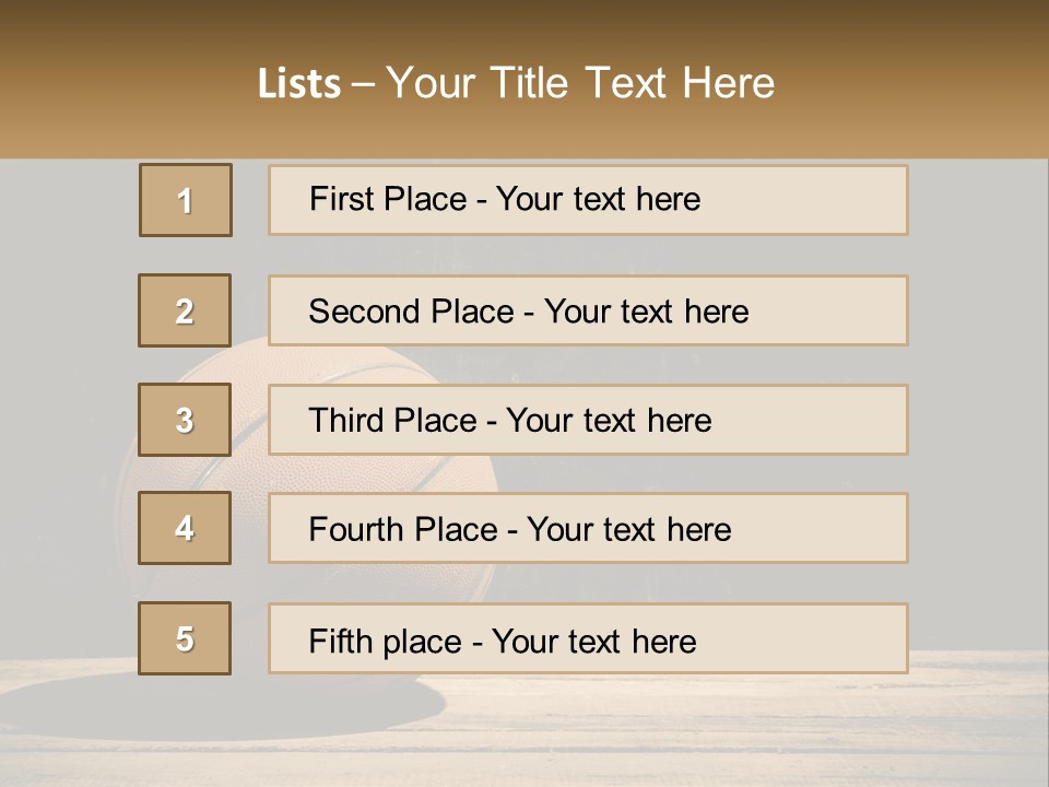 Basketball PowerPoint Template