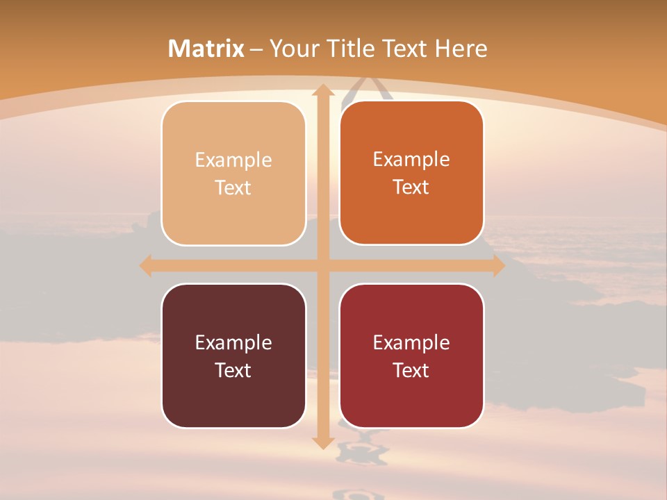 Meditation By The Sea PowerPoint Template