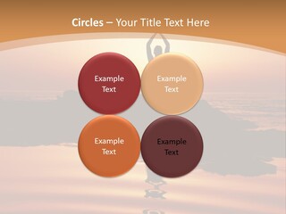 Meditation By The Sea PowerPoint Template