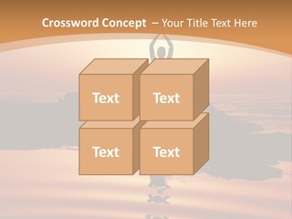 Meditation By The Sea PowerPoint Template