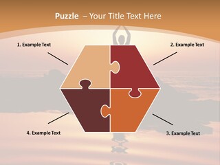 Meditation By The Sea PowerPoint Template