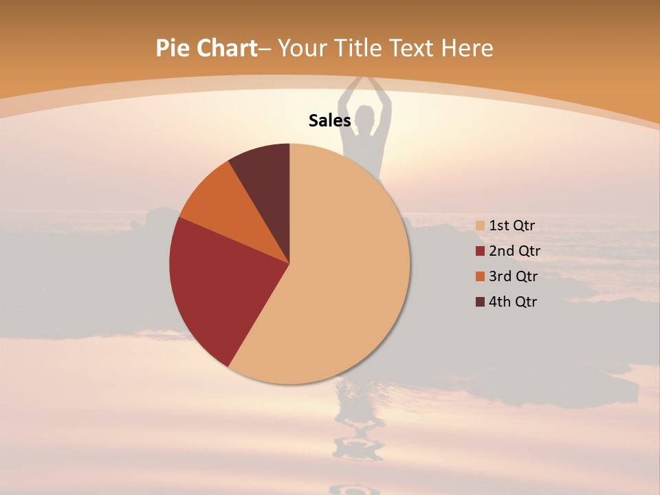 Meditation By The Sea PowerPoint Template