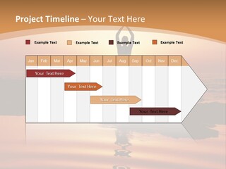 Meditation By The Sea PowerPoint Template